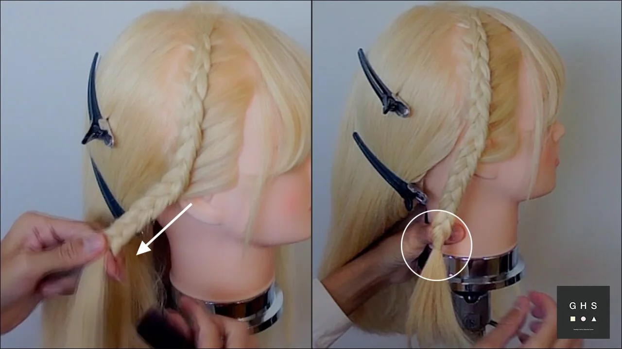 横編み込みハーフアップアレンジのやり方 3スタイル 横編み込みハーフアップアレンジのやり方 3スタイル